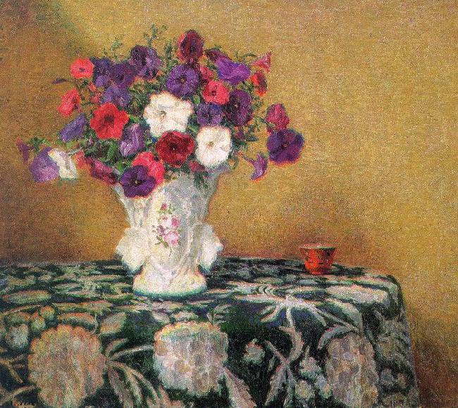 Wilson Irvine Still Life with Petunias